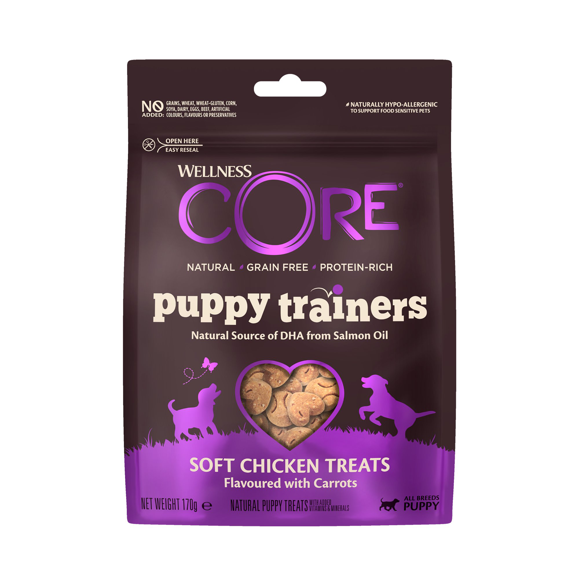 Wellness - Friandises Puppy Trainer Au Poulet et Carottes Pour Chiens - 170g