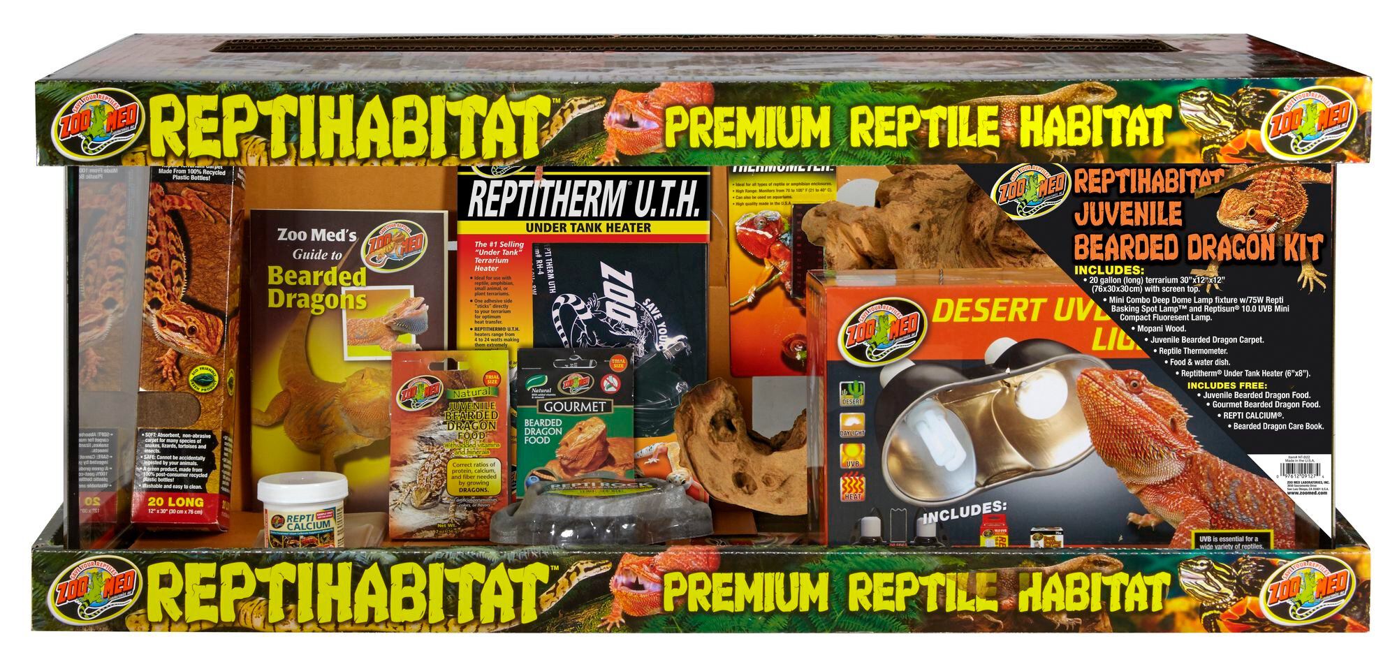 Zoomed - Kit Terrarrium pour Pogona - 76cm