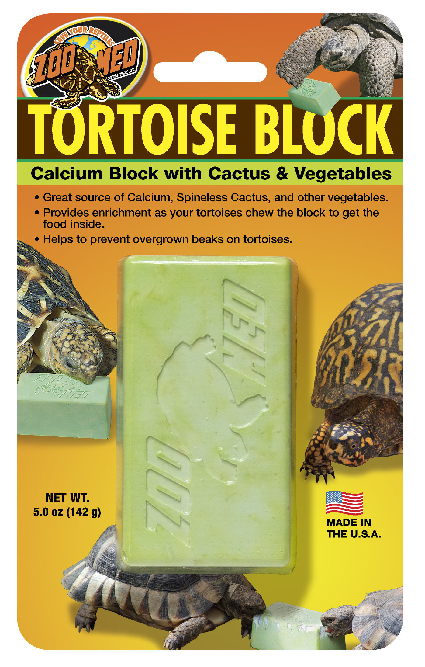 Zoomed - Bloc de Calcium pour Tortues Terrestres - 142g