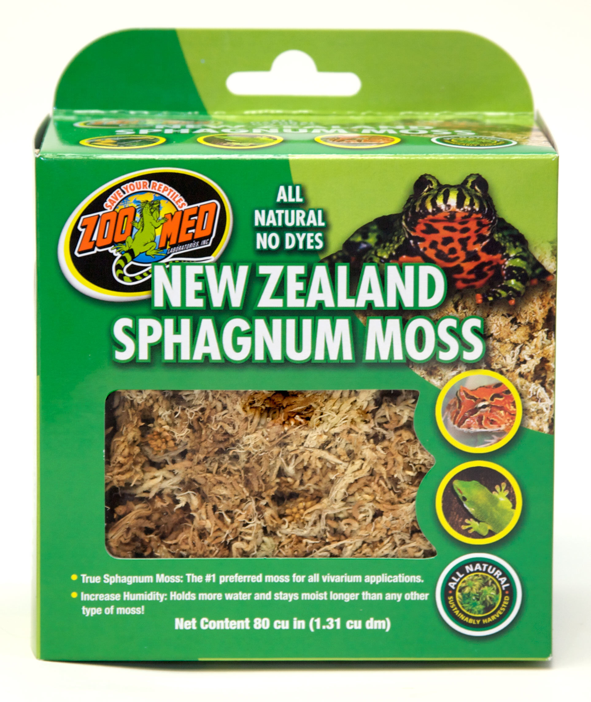 Zoomed - Mousse de Sphaigne pour Reptiles - 80g