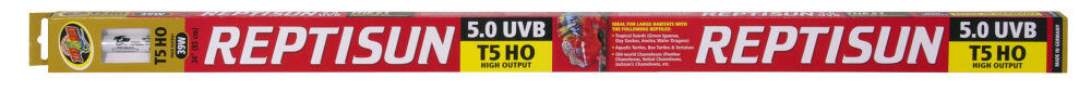 Zoomed - Tube T5 ReptiSun UVB 5.0 FS5-39E pour Terrarium - 39W