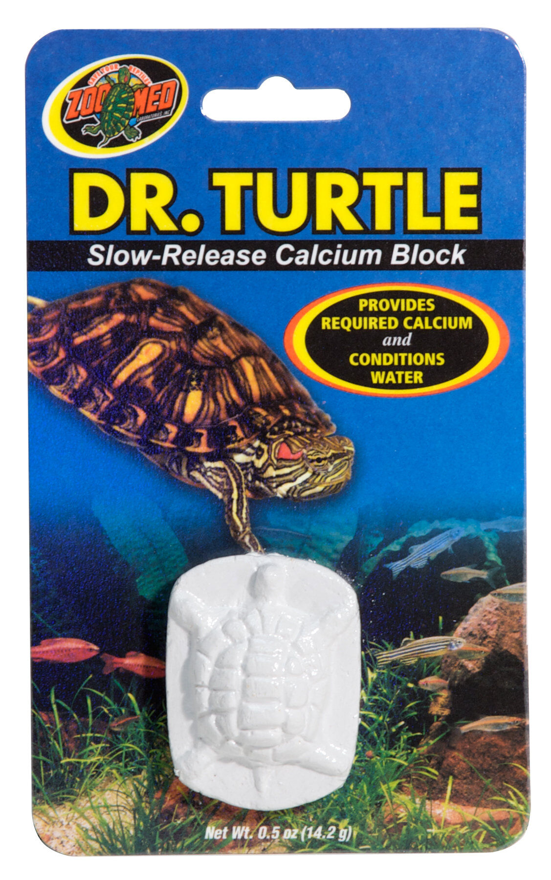 Zoomed - Bloc de Calcium à Diffusion Lente pour Tortues Aquatiques - x1
