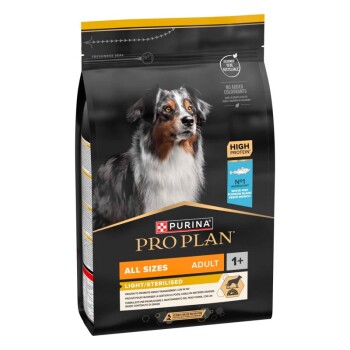 PRO PLAN PURINA All Sizes Adult Dog Light / Sterilised Poisson blanc 3 kg
