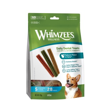 WHIMZEES Snacks soin dentaire Stix S