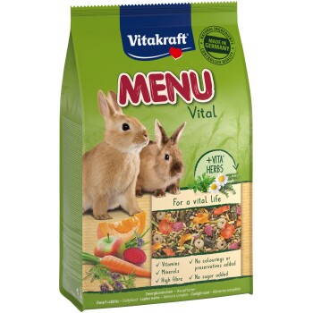 Vitakraft Menu Vital pour lapins nains 3 kg
