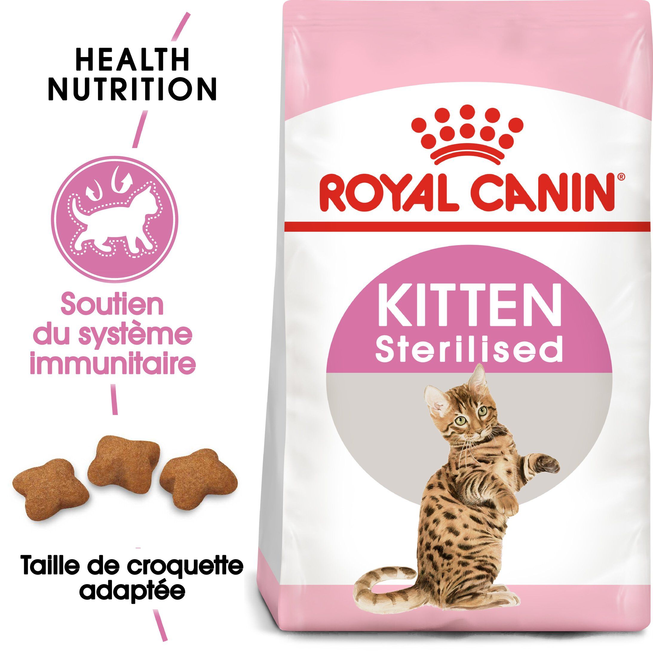 Royal Canin - Croquettes Kitten Sterilised pour Chaton - 400g