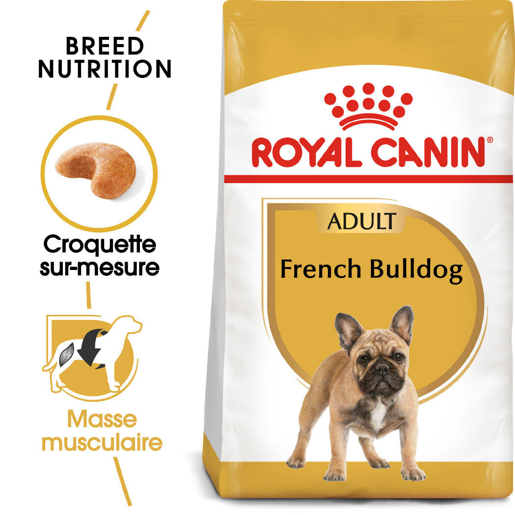 Royal Canin - Croquettes French Bulldog Adult Chien à partir de 12 mois - 1,5Kg