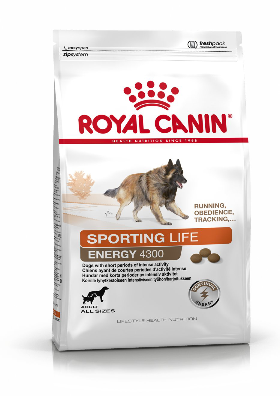 Royal Canin - Croquettes Sporting Life Energy 4300 pour Chiens - 15Kg
