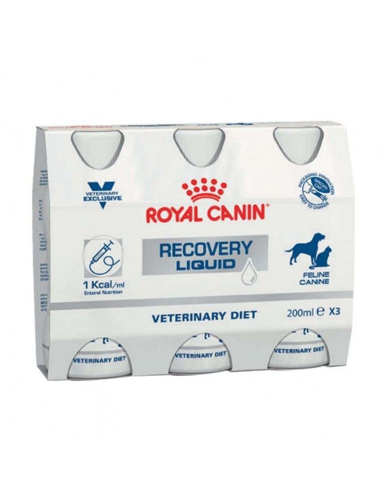 Royal Canin - Lait Veterinary Diet Recovery Liquid Pour Chiens et Chats - 3x200ml