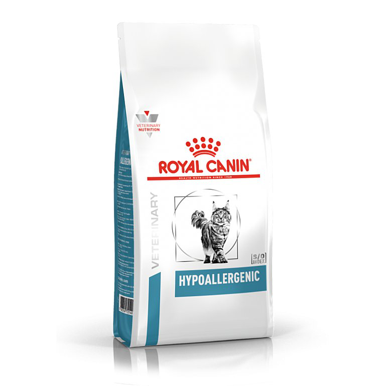 Royal Canin - Croquettes Veterinary Diet Hypoallergenic pour Chat - 4,5Kg