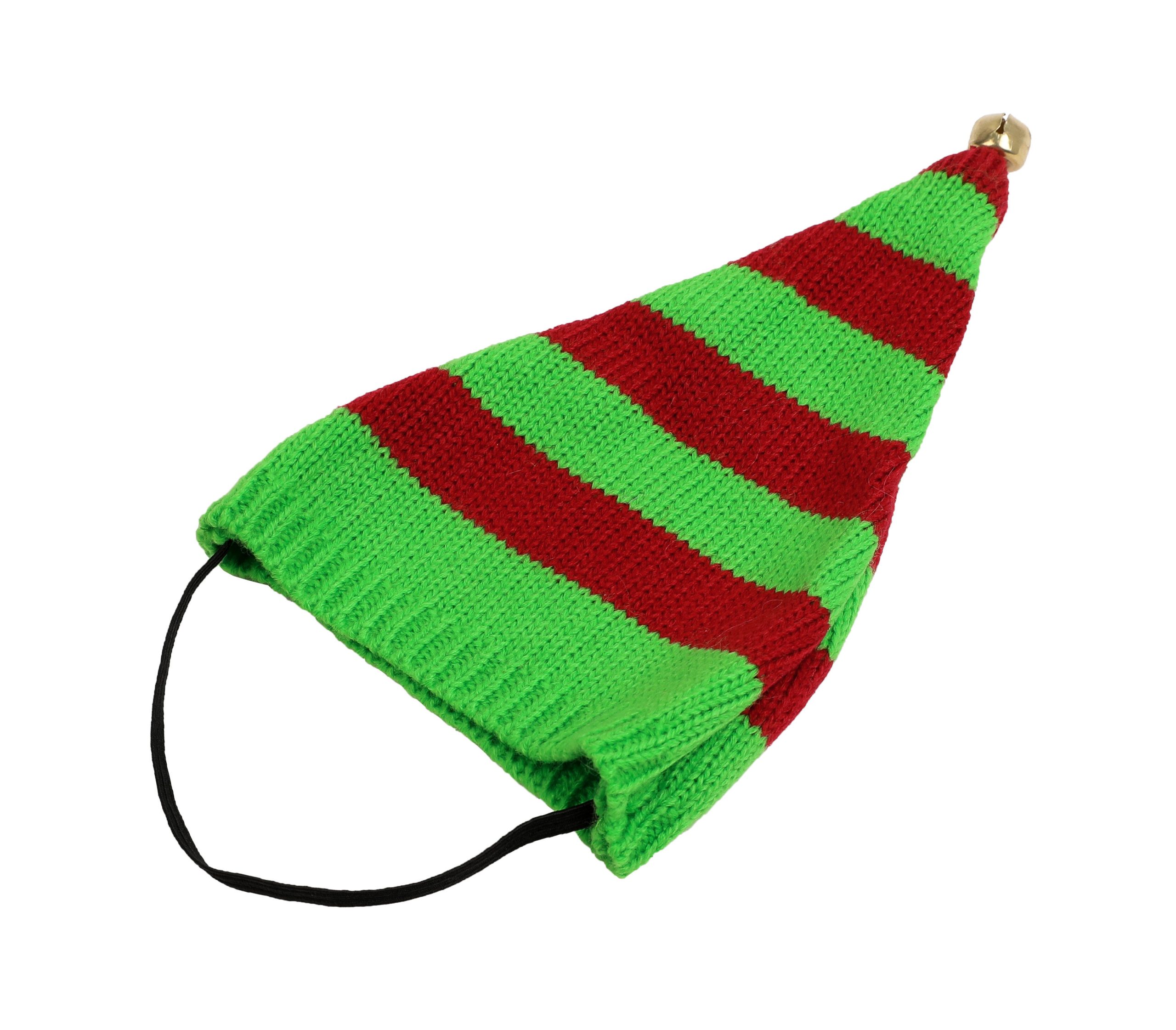 Wouapy - Bonnet de Noël Lutin pour Chien - S