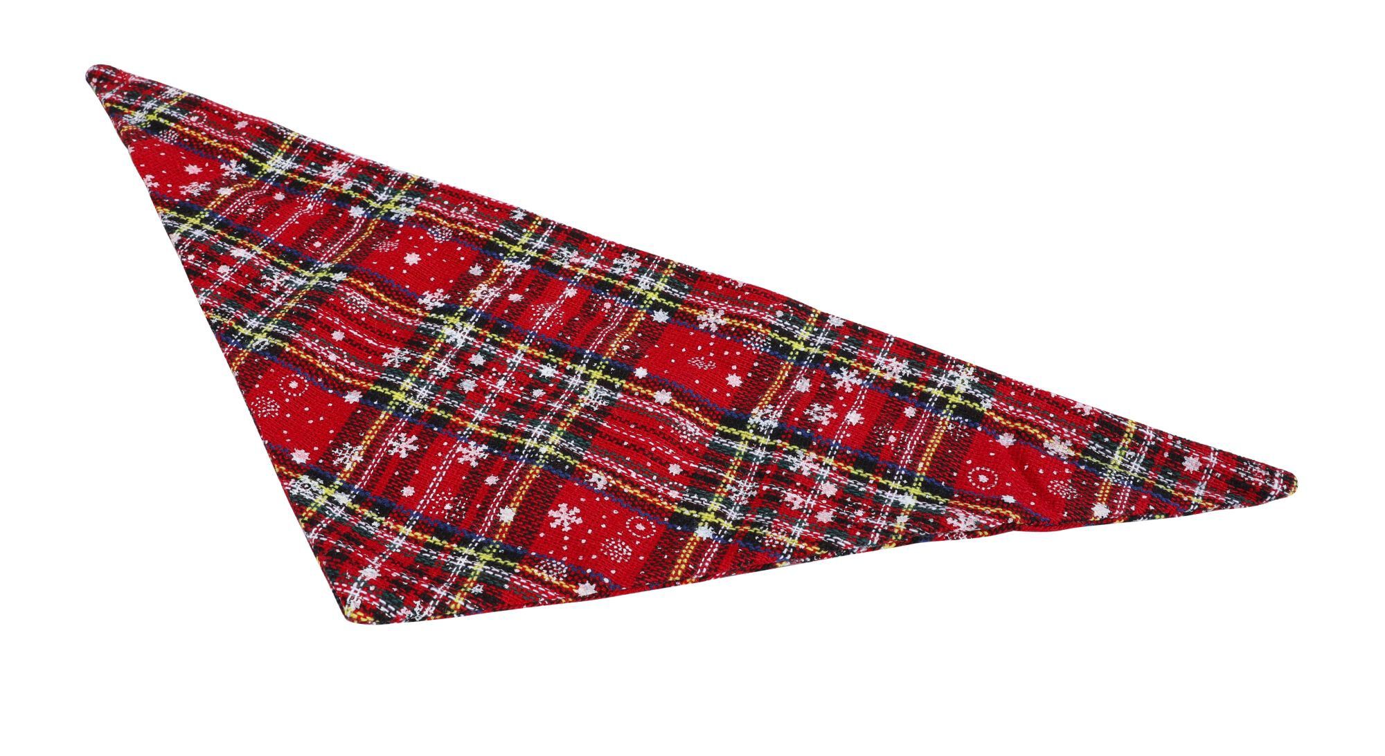 Wouapy - Bandana Noël Imprimé pour Chien et Chat - 48cm