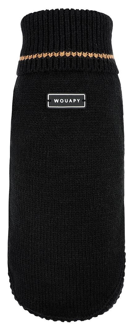 Wouapy -  Pull Basic Noir pour Chien - T40