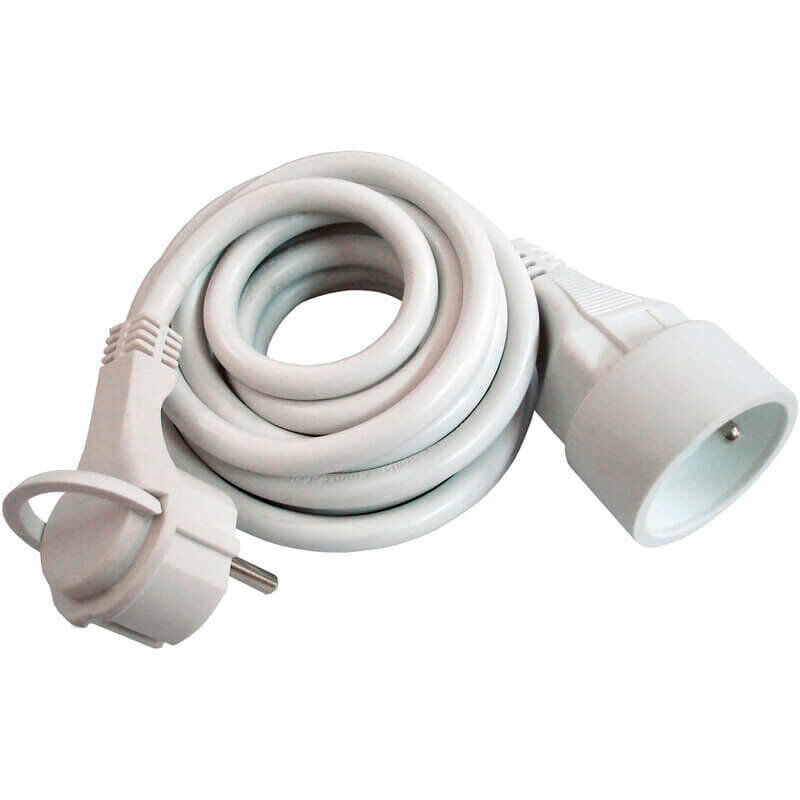 Zenitech - Prolongateur Fiche Extraplate de 3m - Blanc