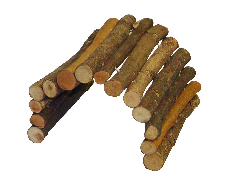 Rongis - Pont Flexible en Bois pour Cochon d'Inde et Gerbille - 27cm