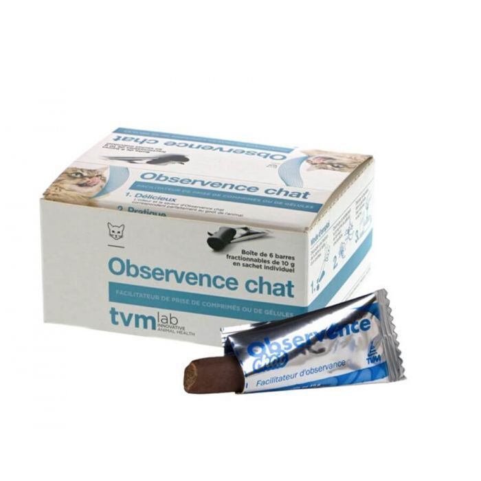 TVM - Barres Fractionnables Observence Chat Enrobe Gélules - 30x10g