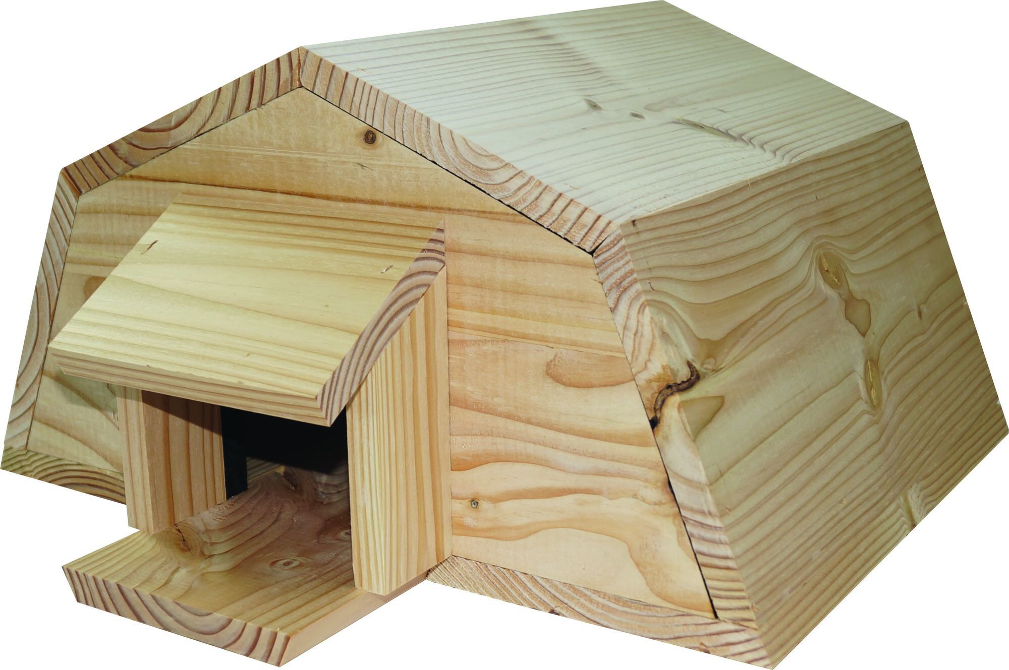 Natures Markets - Nichoir en Pin pour Hérisson - 43x42x22,5cm