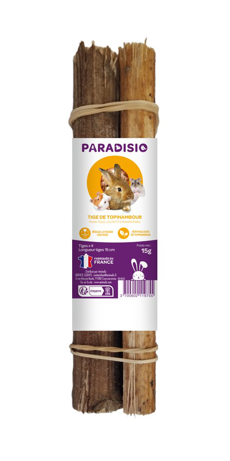 Paradisio - Buchette Topinambour pour Rongeurs - x4