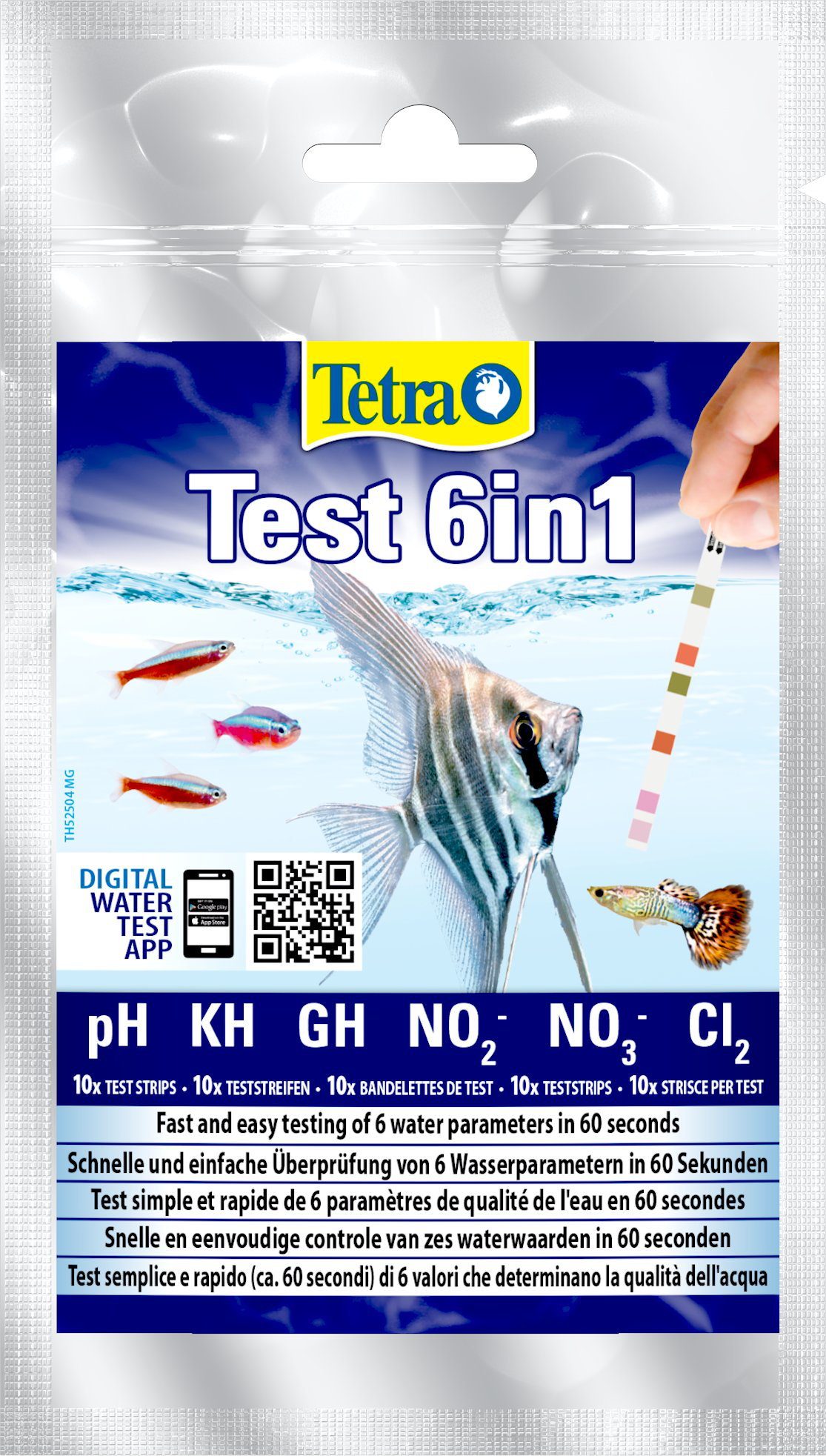 Tetra - Bandelettes Test 6in1 pour Aquarium - x10