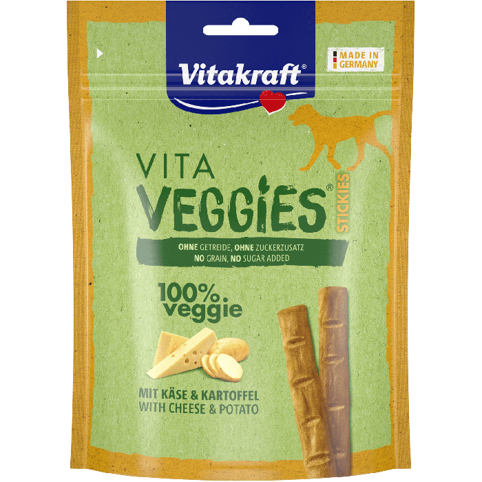 Vitakraft Veggies Sticks Snacks pour Chiens au Fromage et à la Pomme de Terre 80g