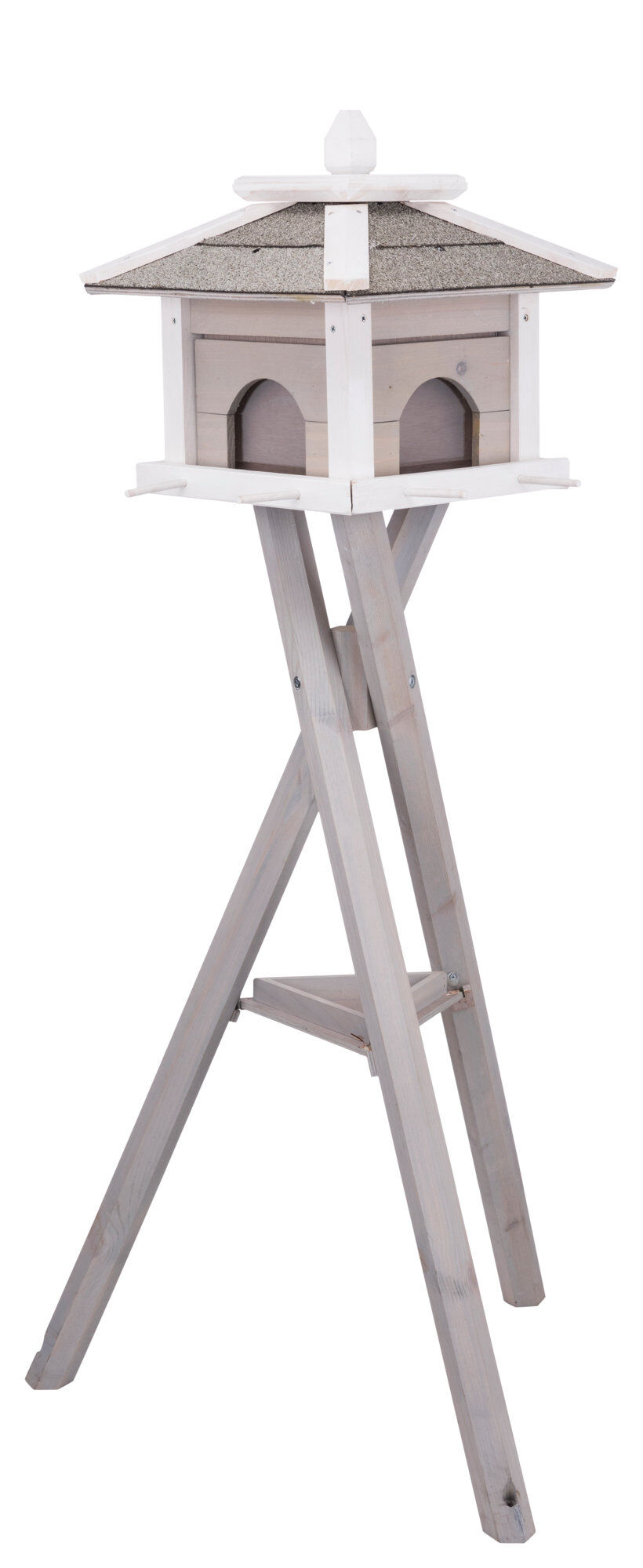 Trixie - Mangeoire Natura avec Pied Gris pour Oiseaux du Ciel - 133cm