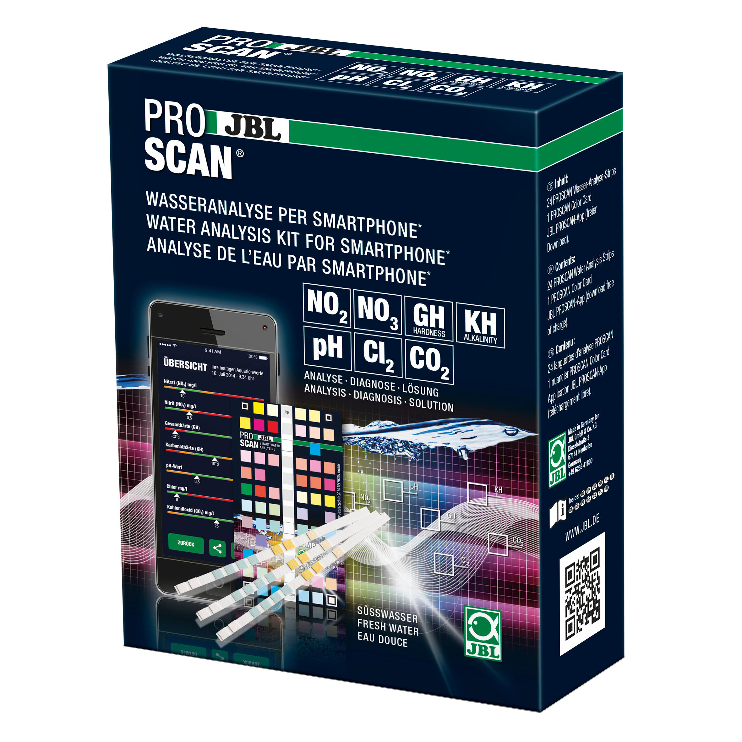 JBL - Analyse de l'Eau par Smartphone Pro Scan pour Eau Douce