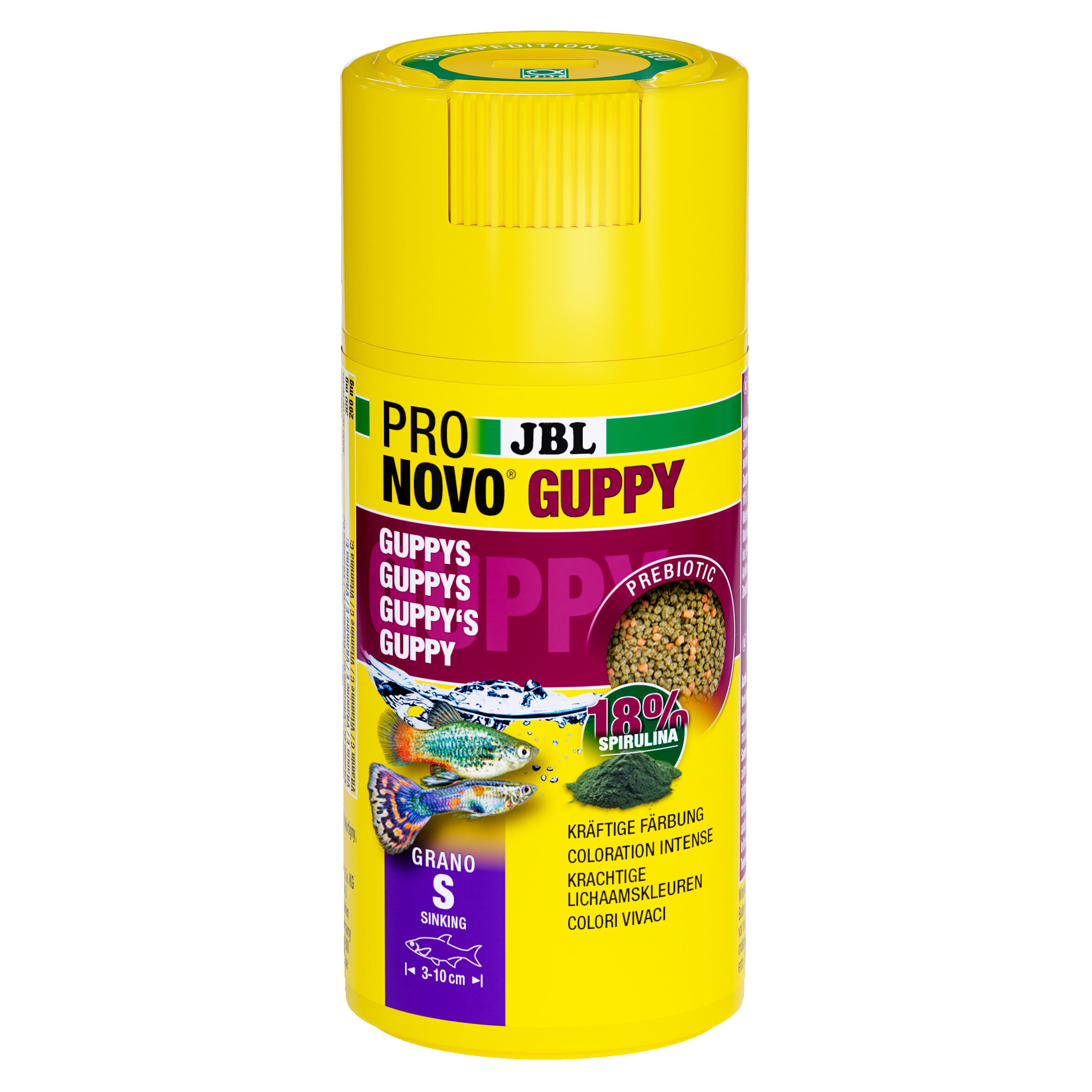 JBL - Aliment en Granulés Pronovo GUPPY Grano pour Poissons Tropicaux