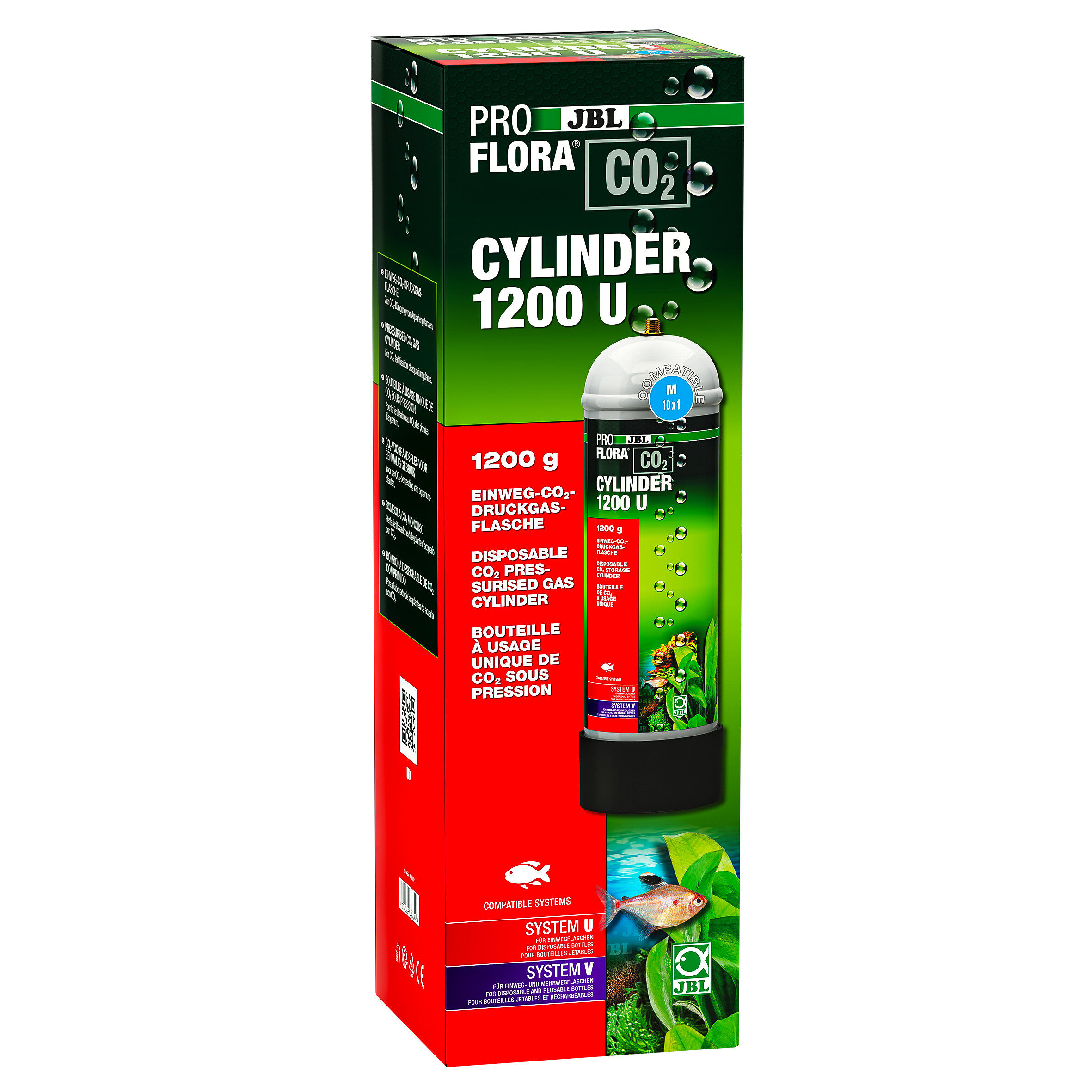 JBL - Bouteille de CO2 Proflora Cylinder 1200 U pour Aquarium