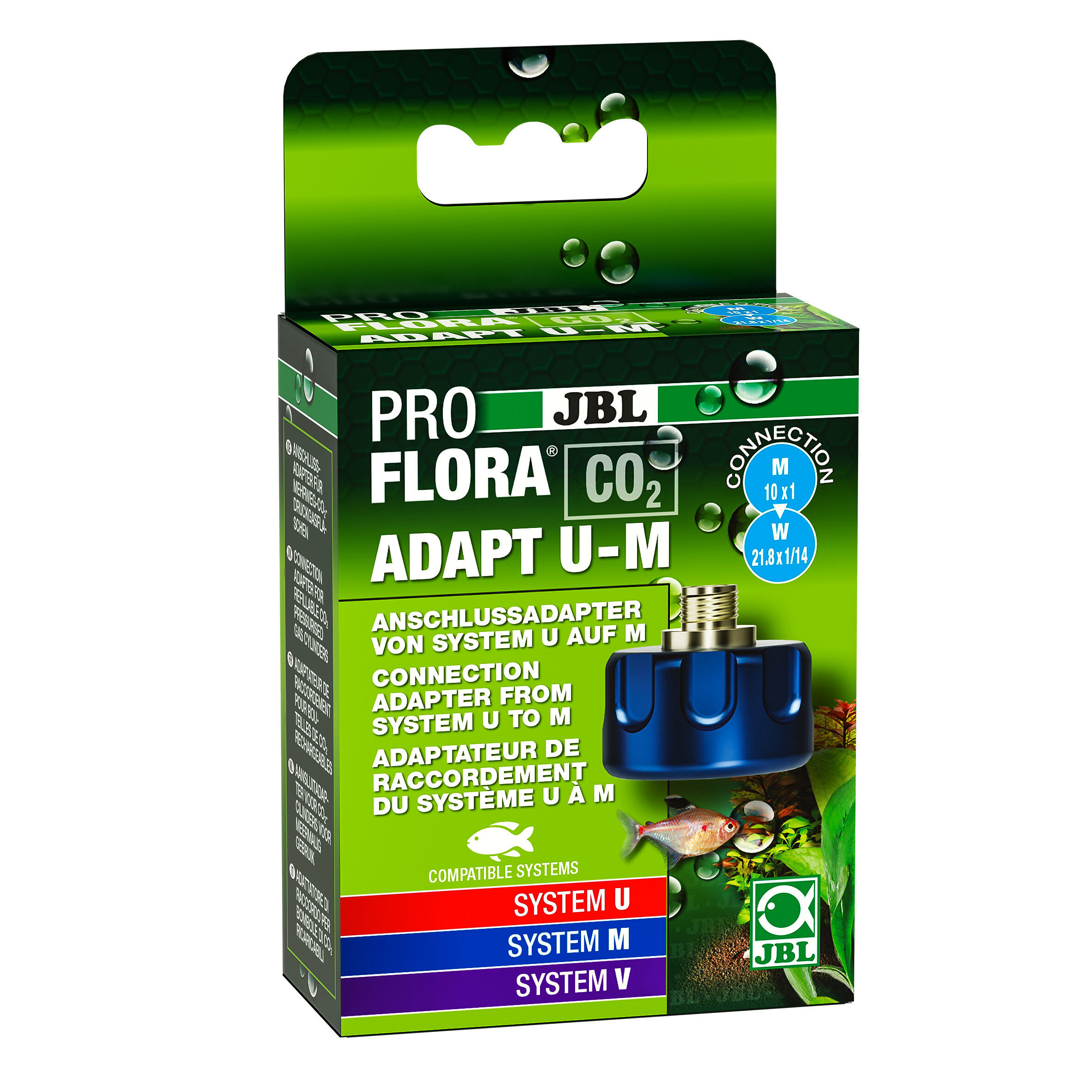 JBL - Adaptateur CO2 Proflora Adapt U - M pour Aquarium