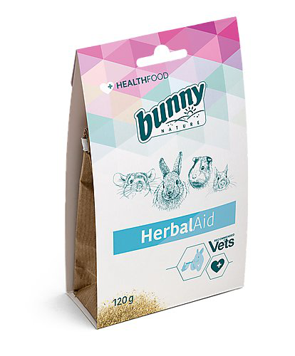 Bunny Nature - Aliment complet en Poudre Herbivrores HerbalAid - 120g
