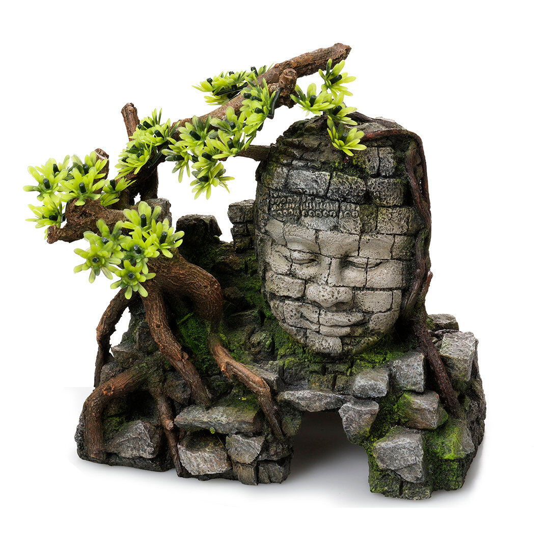 Aquadella - Décoration ANGKOR WAT pour Aquarium - 22x14x19cm