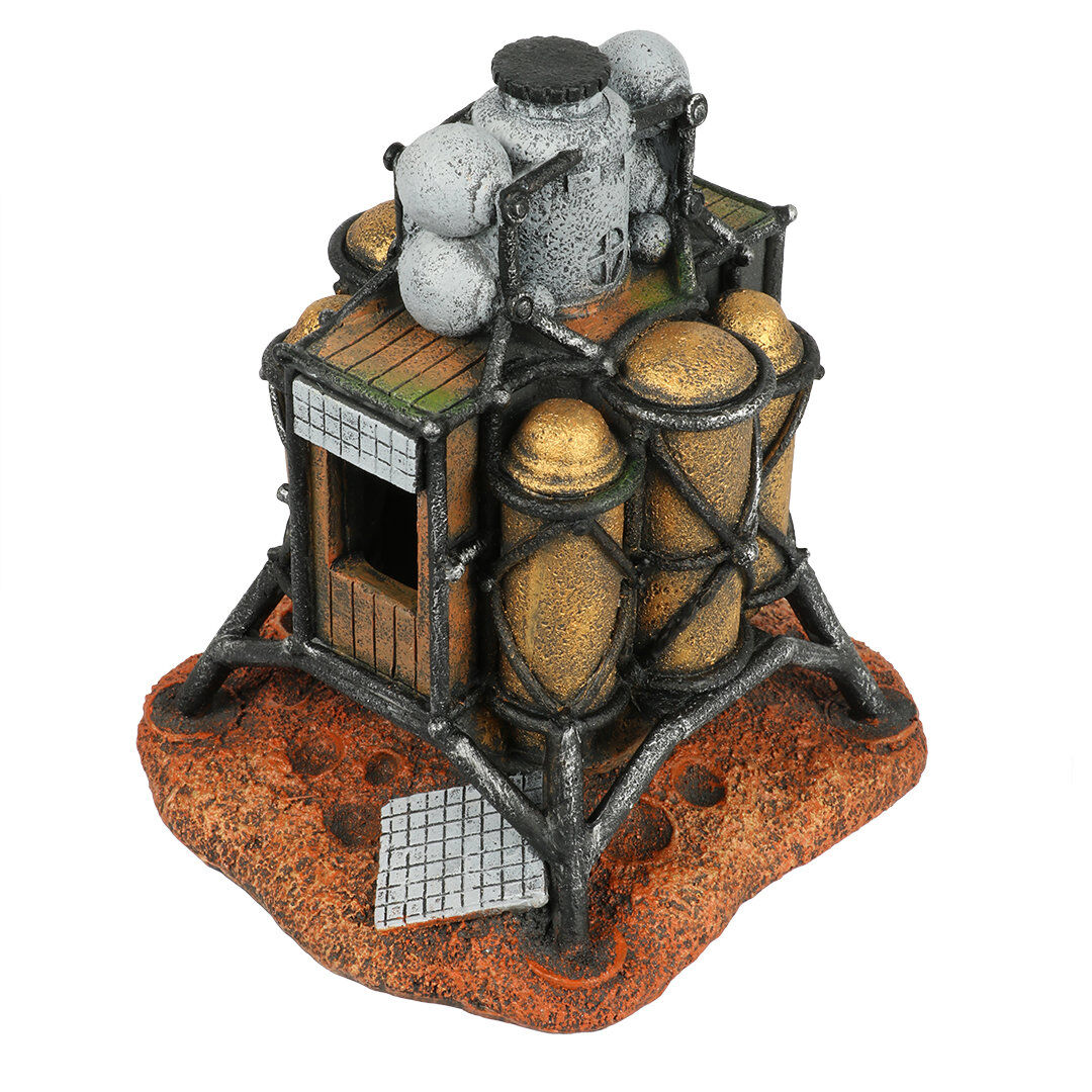 Aquadella - Décoration Module Lunaire pour Aquarium - 14cm