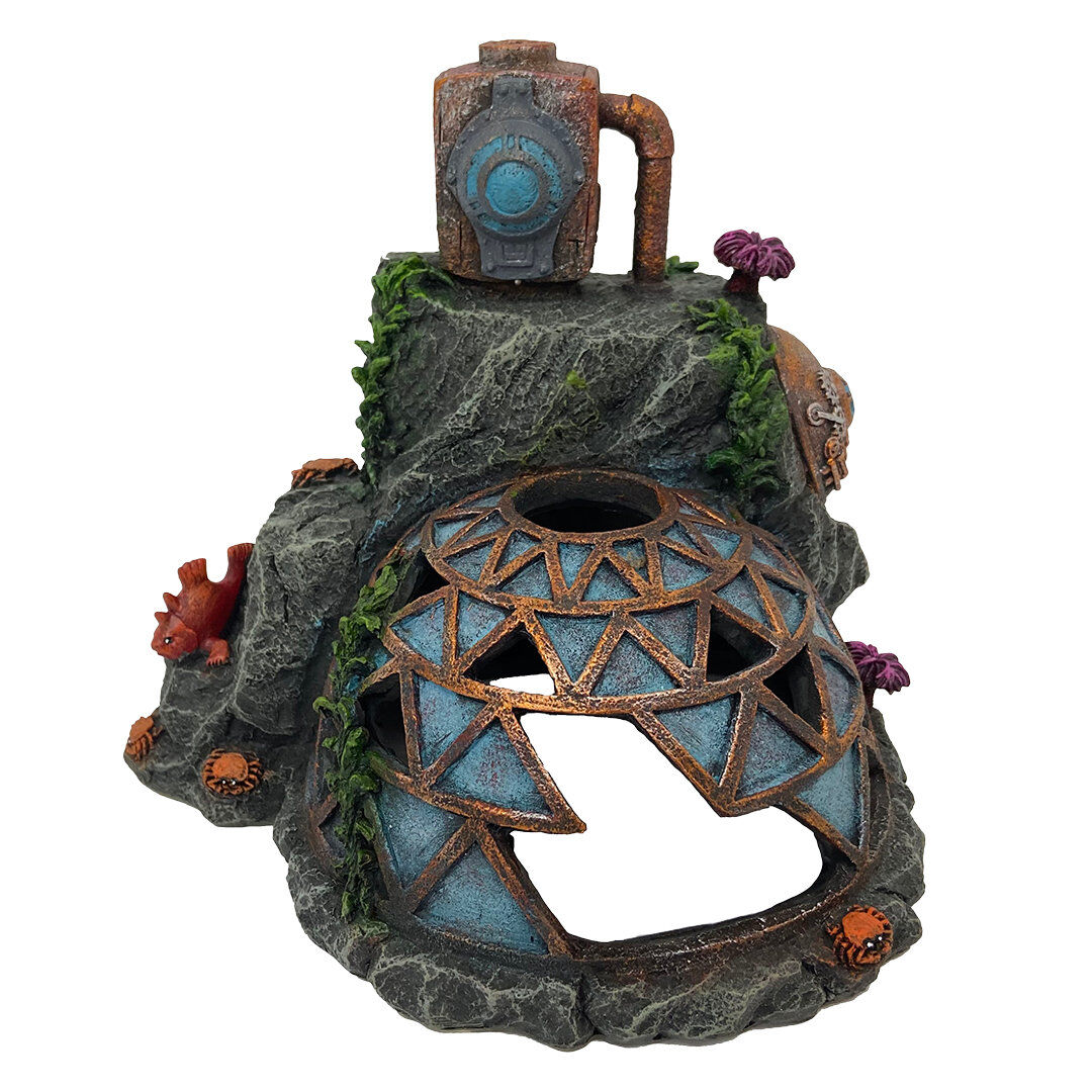 Aquadella - Décoration Steampunk Base pour Aquarium