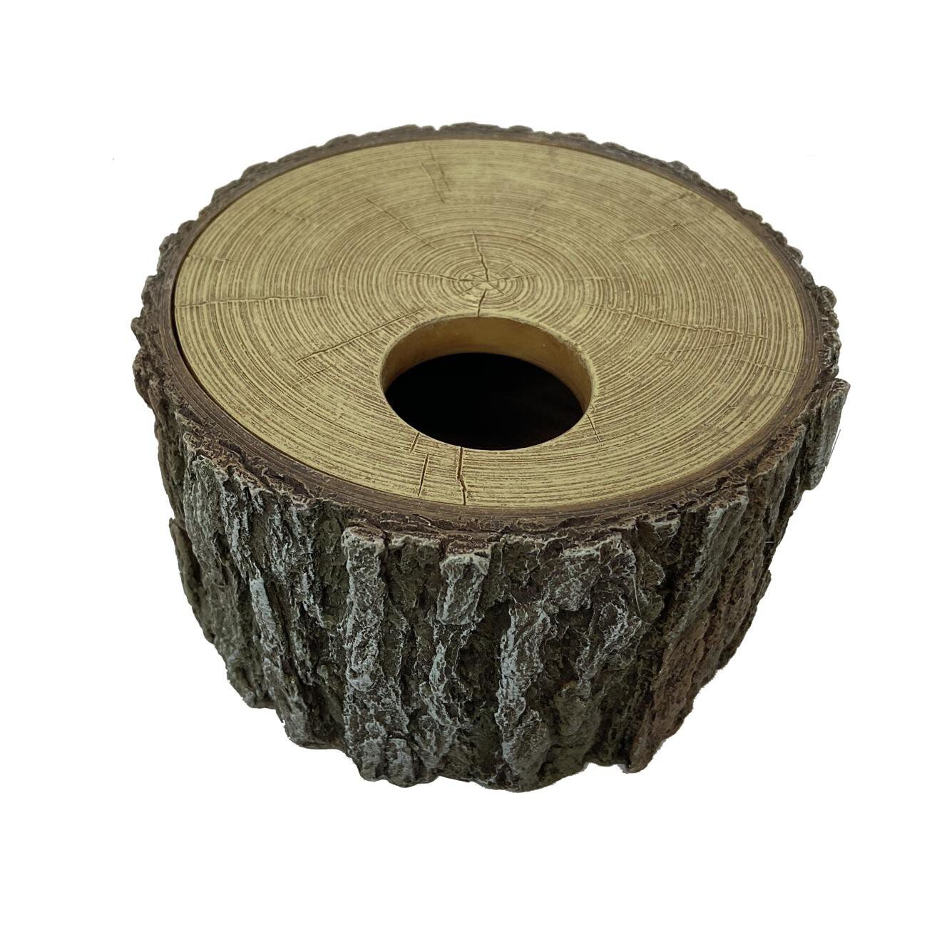Aquadella - Décoration Nesting Cave S Brun pour Terrarium - 15,4x15,2x8,3
