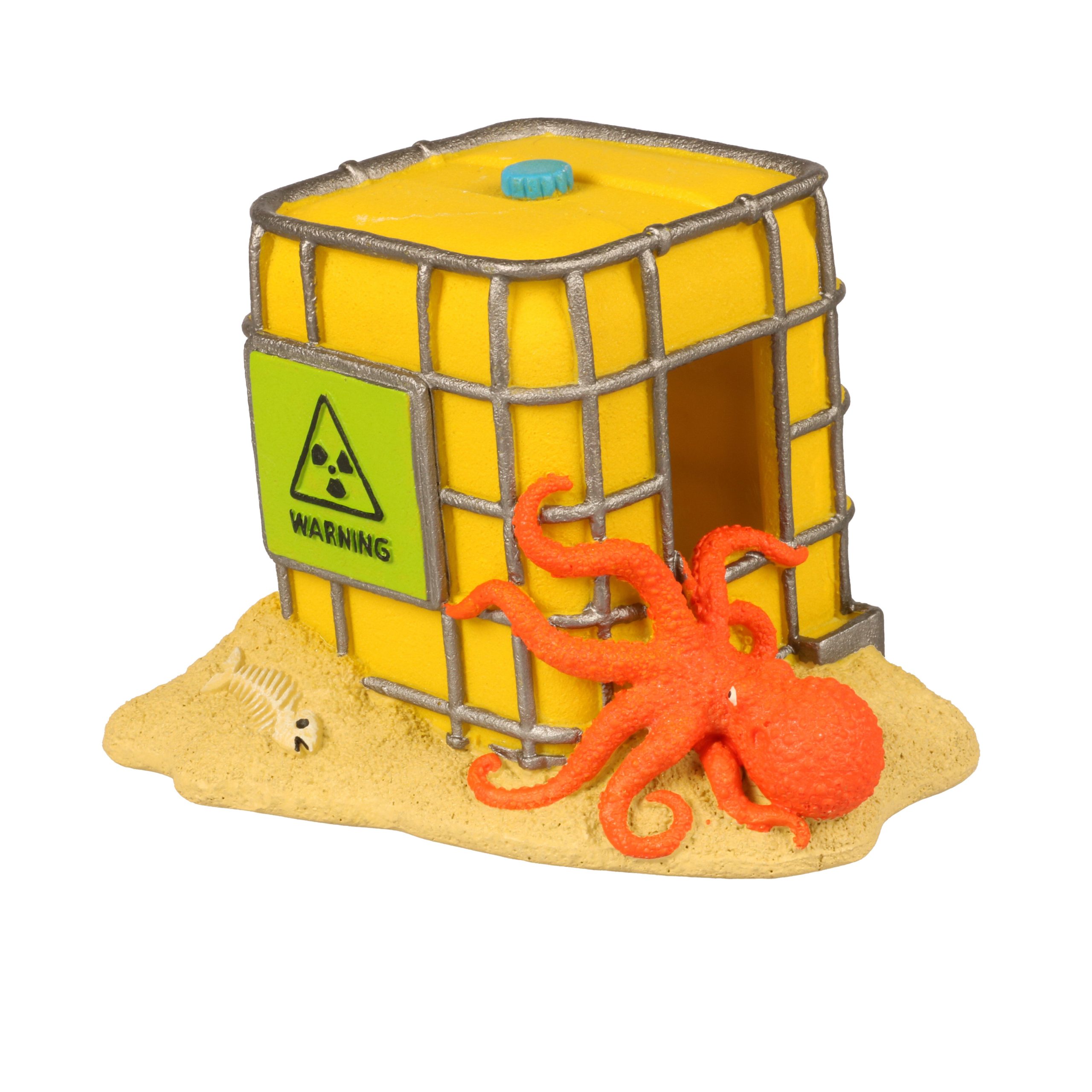 Aquadella - Décoration Conteneur IBC pour Aquarium - 14.5x11.5cm