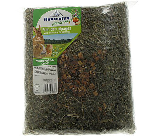 Vitakraft - Foin des Alpages avec Pomme pour Rongeurs - 1Kg