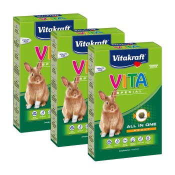 Vitakraft VITA® Special Adult, 600 g, lapins nains 3x600 g