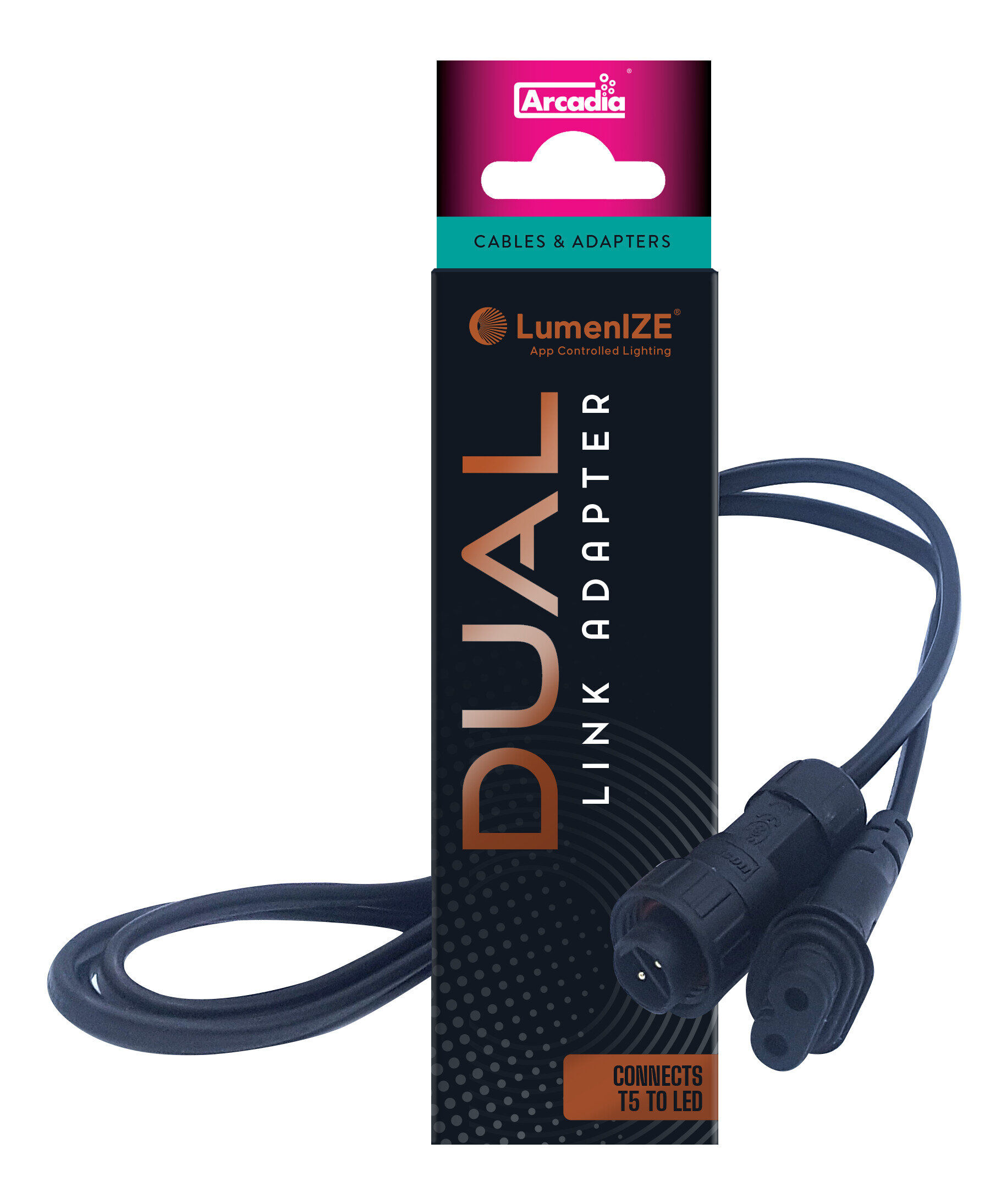 Arcadia - Luminaire T5 To Led 1.2m Link Cable - Réptiles