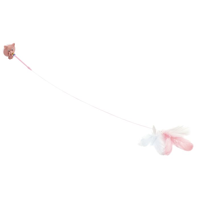 Yogi Family Canne à pêche pour Chats avec ventouse 93 cm