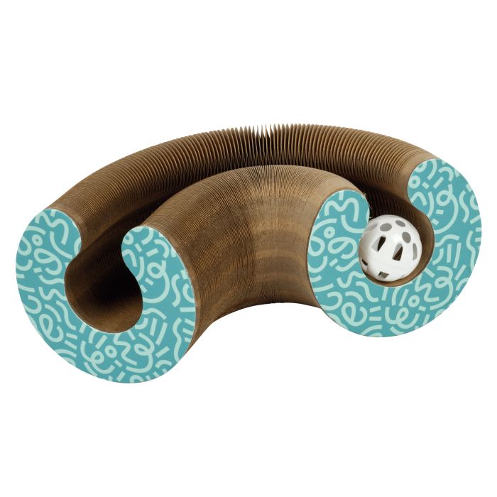 Yogi Family Griffoir Rond Chat Bleu 24cm