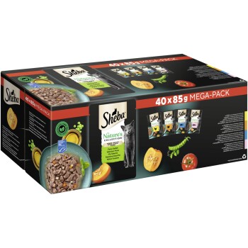 Sheba Mega-Pack Nature’s Collection en sauce Feine Vielfalt MSC 40 x 85 g