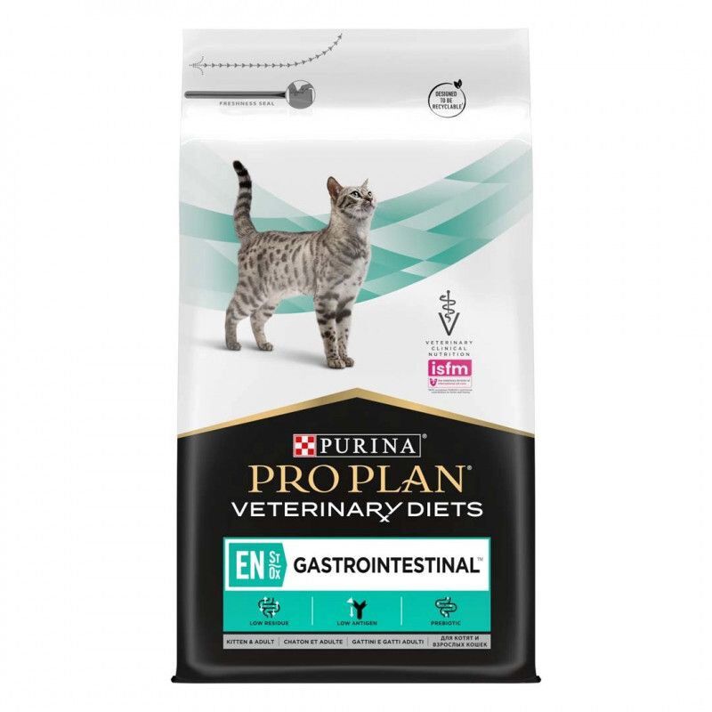 Pro Plan - Croquettes Veterinary Diets Gastrointestinal ST/OX Au Poulet Pour Chats - 1,5kg
