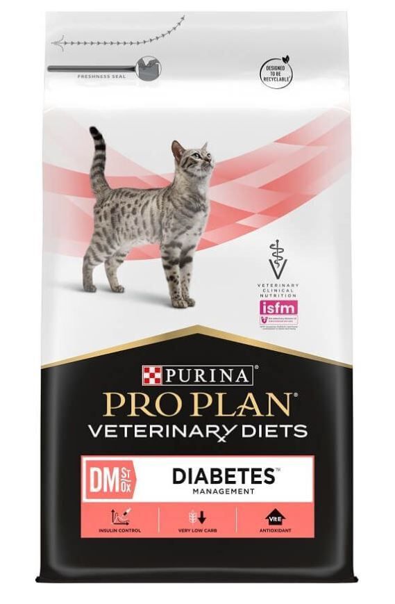 Pro Plan - Croquettes Veterinary Diets Diabetes Management St/Ox Pour Chats - 5kg