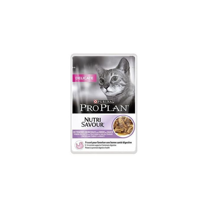 Pro Plan - Pochons Delicate en Sauce à la Dinde pour Chats - 26x85g