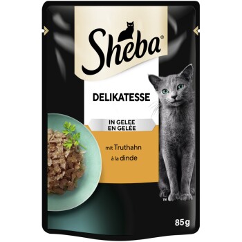 Sheba Délicatesse en gelée 28 x 85 g Dinde