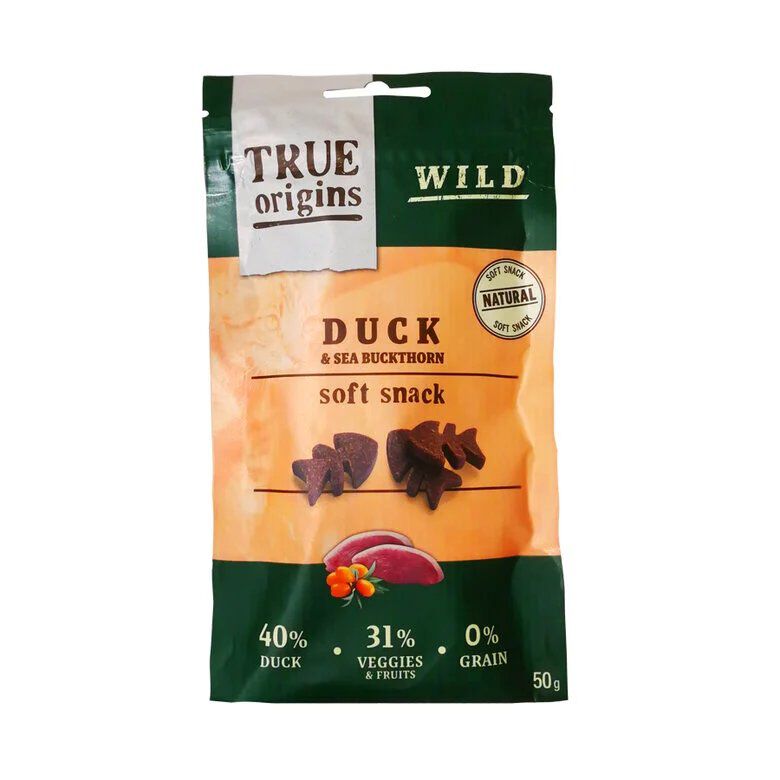 True Origins Wild - Friandises Soft au Canard pour Chats - 50g
