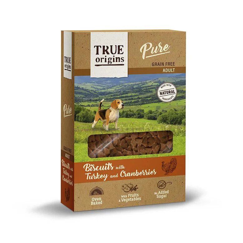 True Origins Pure - Friandises Sans Céréales à la Dinde pour Chien - 320g
