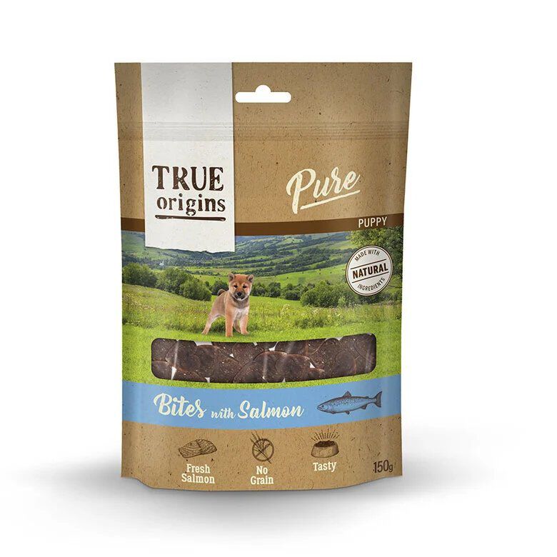 True Origins Pure - Bouchées au Saumon pour Chiots - 150g