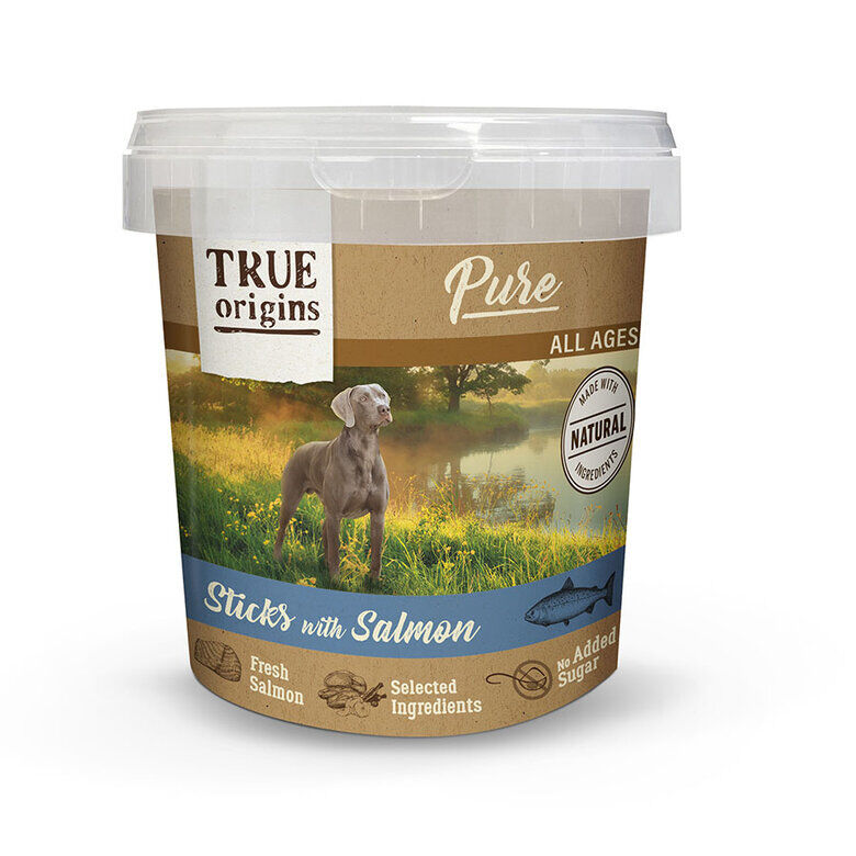 True Origins Pure - Sticks au Saumon pour Chiens - 300g