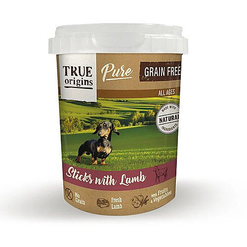 True Origins Pure - Sticks Sans Céréales à l'Agneau pour Chiens - 300g